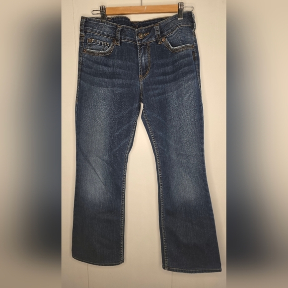 Silver Suki Bootcut Jeans 30/34 Dark Wash - Picture 2 of 15